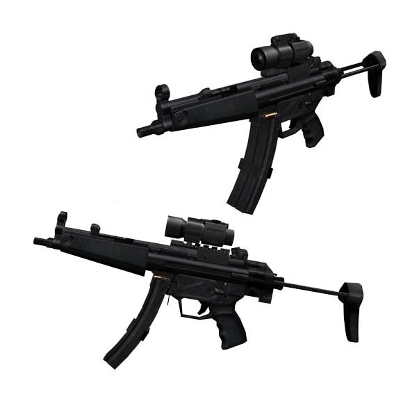  MP5  3D   1:1 ѱ   DIY..